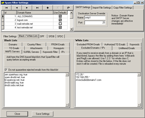 More filtering options that can be applied to individual domains